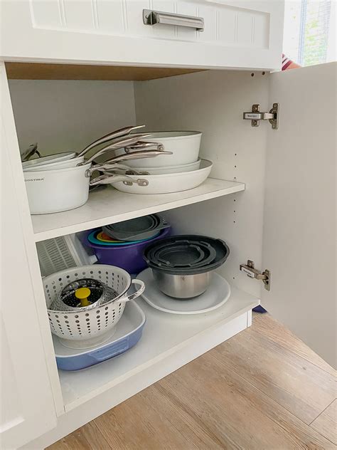 How To Organize Pots And Pans Kitchen Cabinet Storage Ideas