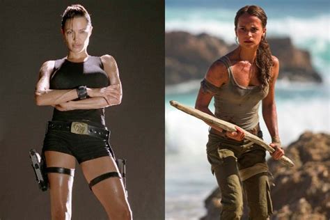 Angelina Jolie Vs Alicia Vikander Come è Cambiata Lara Croft Nel Film