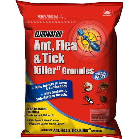 Eliminator Ant, Flea and Tick Killer II Granules Yard Insect Killer, 20 ...