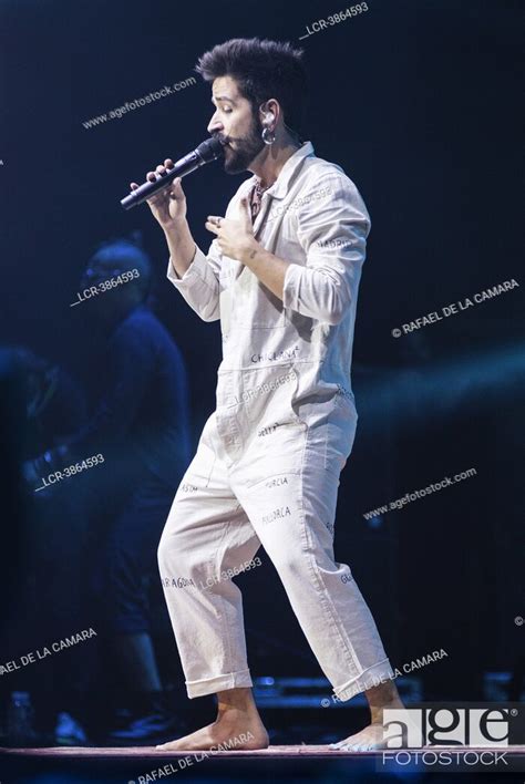 The Colombian Singer Camilo In Live Wizink Center Madrid Stock Photo