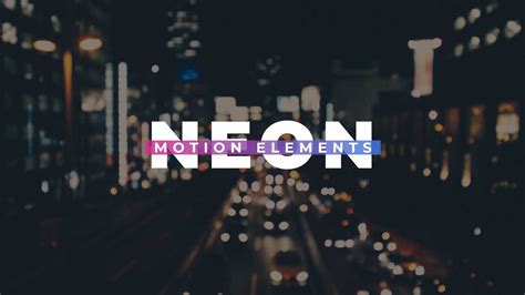 More than 800,000 products make your work easier. 10 Neon Motion Elements for Adobe Premiere Pro ...