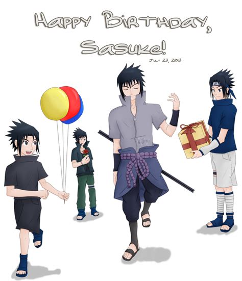 Happy Birthday Sasuke By Pan Kuzu On Deviantart