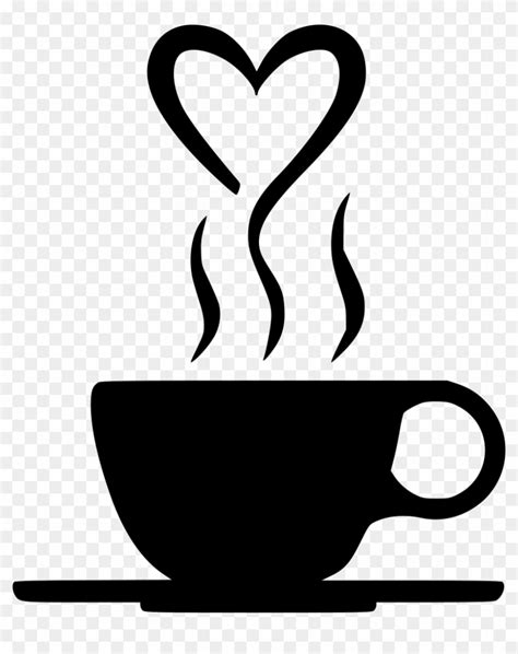 Smoke Drink Heart Romantic Svg Png Icon Free Download - Coffee Cup Svg