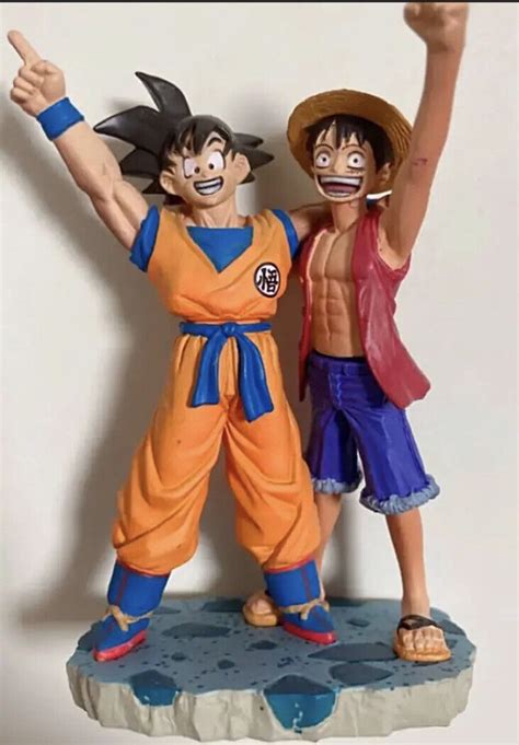 Goku And Luffy Dragon Ball X One Piece Megahouse Dracap Capsule