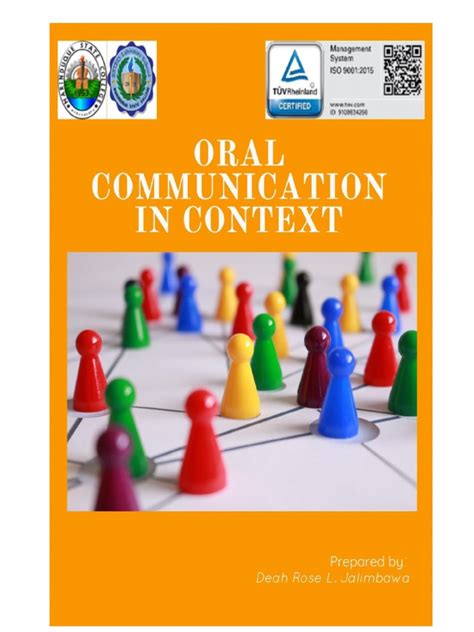 Module 8 Oral Communication In Context Pdf Conversation