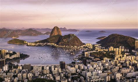 Sunset Over Rio De Janeiro Brazil — Stock Photo © Marchello74 42260417