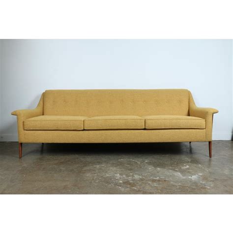 24 wide x 25 deep x 33 high ottoman is 16 wide x 16 deep x 13 high ready for your new upholstery. Mid-Century Kroehler Avant Sofa | Chairish