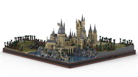 Lego Moc Harry Potter Hogwarts Castle Epic Detailed Build By