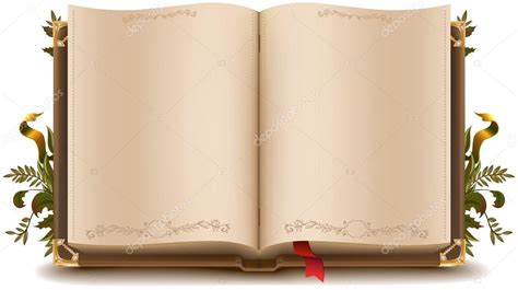 Old Open Book Stock Vector By ©orensila 51846985