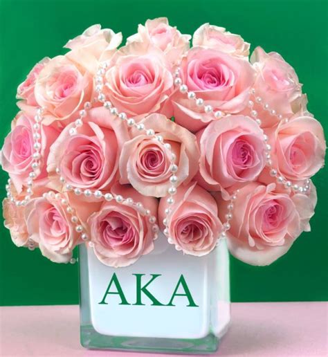 Array Of Ts Alpha Kappa Alpha Sorority Flowers Houston