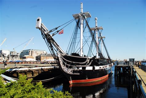 Uss Constitution In Boston Harbor Uss Constitution Boat Sailing