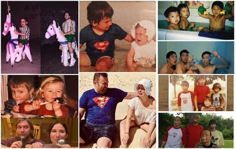 These Guys Recreated Their Childhood Photos In A Genius Way
