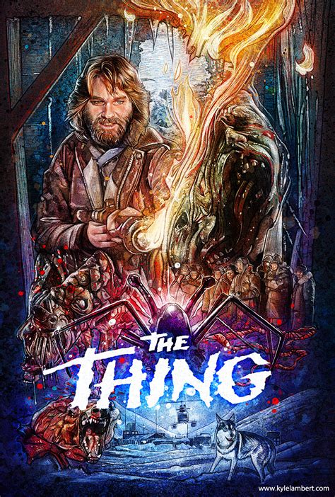 The Thing Illustrated Poster On Behance
