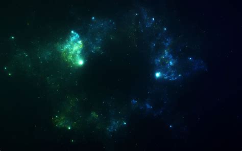 Free Download Wallpaper Of Blue Nebula Wallpaper Of An Open Space Green