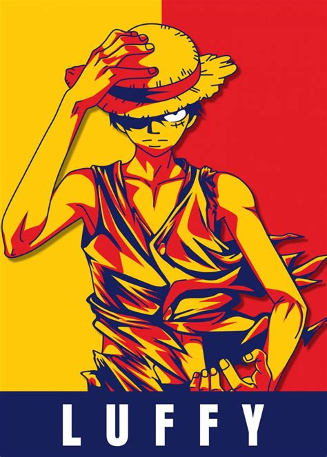 Luffy Poster Coretan