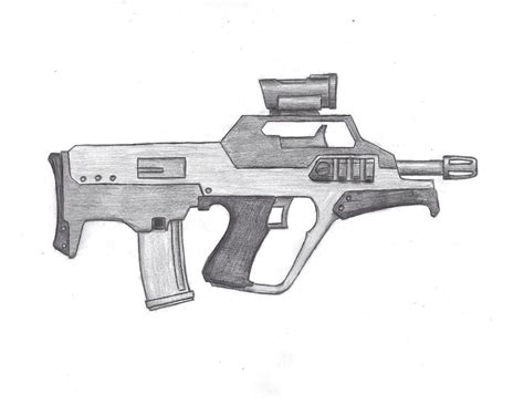 Bullpup Assault Rifle Pike By Forruner Mercy On Deviantart