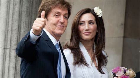 Here Comes The Thumb For Paul Mccartney And Nancy Shevell Marriage Mirror Administrator