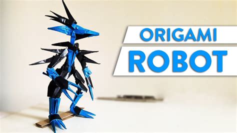 Origami Robot Paper Art Youtube