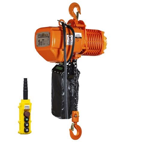 Prowinch 1 Ton Electric Chain Hoist 2000 lbs Capacity 20ft Lifting