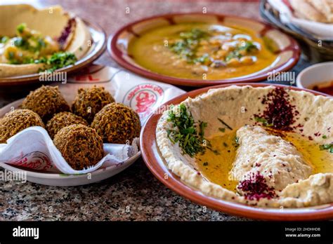 Traditional Jordanian Arabic Food Dishes Aqaba Aqaba Governorate Jordan Stock Photo Alamy