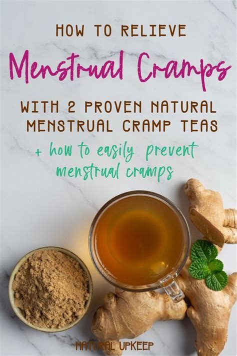 How To Relieve Menstrual Cramps With Scientifically Proven Natural Menstrual Cramp Teas