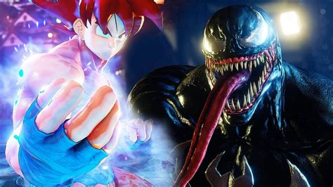 Street Fighter 5 Goku Becomes A Super Saiyan God Vs Venom Pc Mods