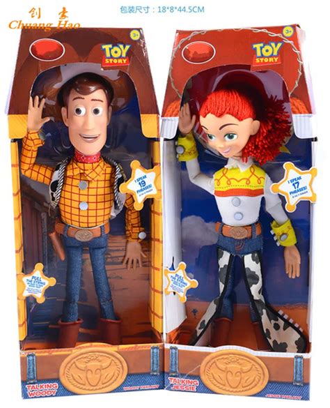 Toy Story 3 Talking Woody Jessie Pvc Action Figure Collectible Model