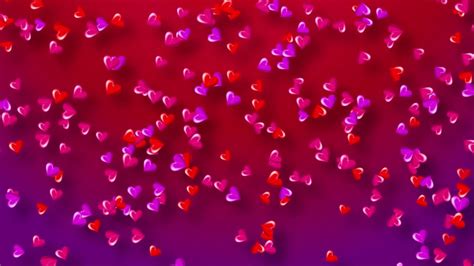 1 Hour Screensaver Valentines Day Hearts Floating By So