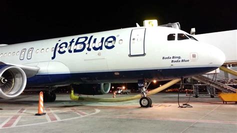 Jetblue Airways A320 Airbus At Terminal 5 Jfk At Night By Jonfromqueens