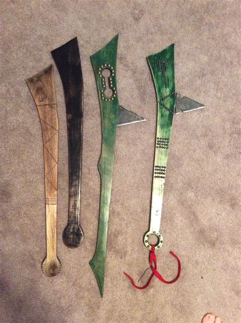 Gunstock Clubs Made By Corey Boise Fantasy Weapons Fantasy Rpg Survival Gear Survival Quotes