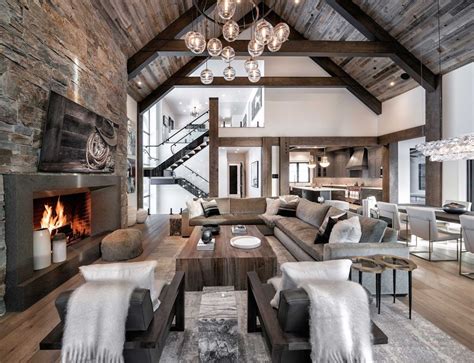 Rustic Elegance In Montana Mountain Home Interiors