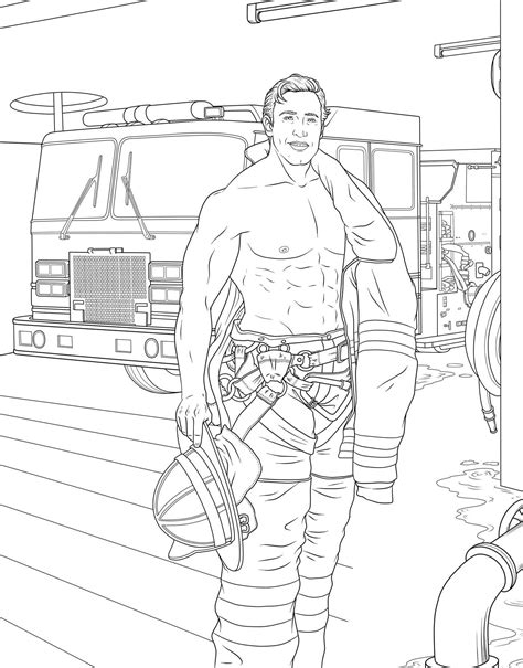 Adult Male Coloring Book Coloring Pages