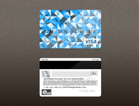 Bank Card Credit Card Layout Psd Template By Zachary Martz At