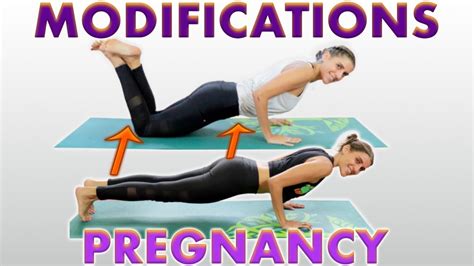 10 Yoga Pose Modifications For Pregnancy Youtube