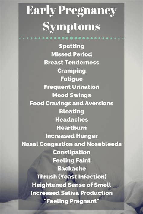 Early Pregnancy Symptoms In The First Month Wehavekids