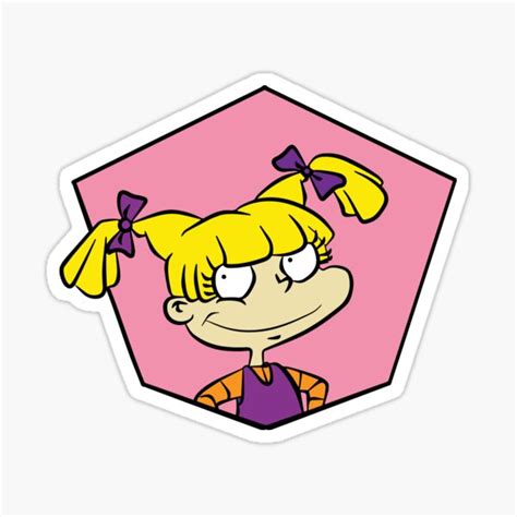 Angelica Pickles Rugrats Sticker By Erick Aedo Riquelme