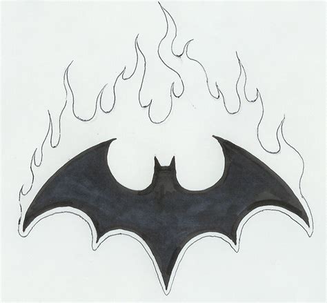 Batman Symbol Drawing Step By Step At Explore