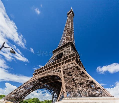 The Eiffel Tower Paris Stock Image Image Of Arch Tower 48048501