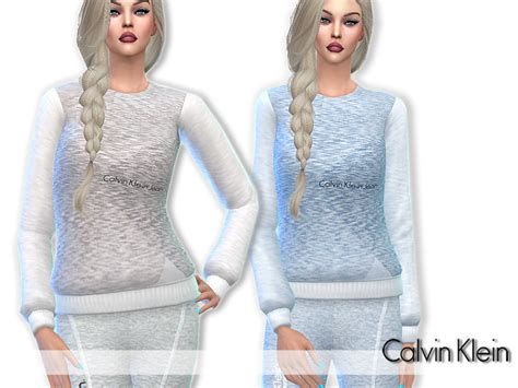 The Sims Resource Calvin Klein Sleepwear Set