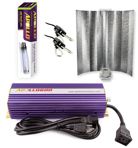Hps grow lights are designed to mimic the various wavelengths produced by the sun; Buy Apollo Horticulture GLK600 600 Watt Grow Light (1 HPS ...