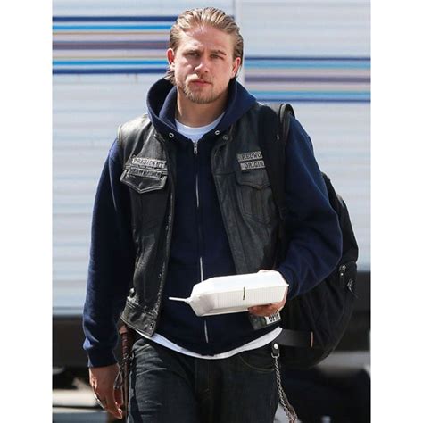 Sons Of Anarchy Jackson Jax Teller Leather Patches Vest Jacket Features