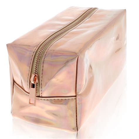 Rose Gold Makeup Bag And Case Rose Gold Makeup Bag Holographic