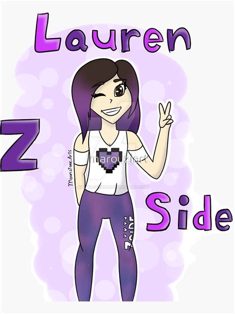 Laurenzside Sticker By Marouziart Redbubble