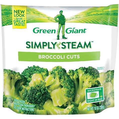 Green Giant Simply Steam Broccoli Cuts Shop Broccoli Cauliflower