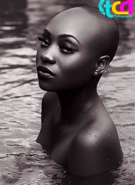 pin by embrace ethnicity on natural hair bald head women black beauties beautiful dark skin