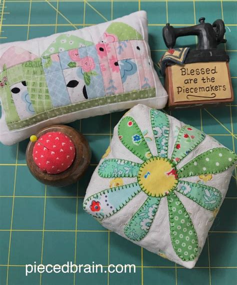 pincushion patterns that will make your heart stop pieced brain