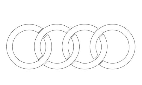 Audi Logo Dxf File