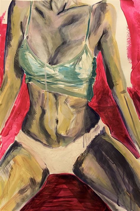 Karin haase tulpen wandbild xxl rot gelb groß gemalt unikat original modern malerei acryl bild impressionismus zeitgenössisch leinwand. Pink - In arbeit, Malerei, Frau, Modern von katrin C bei ...