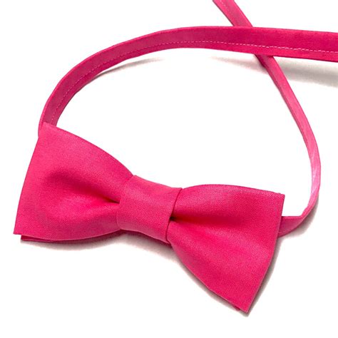 Pink Bowties Hot Pink Bow Tie Pink Wedding Mens Pink Etsy