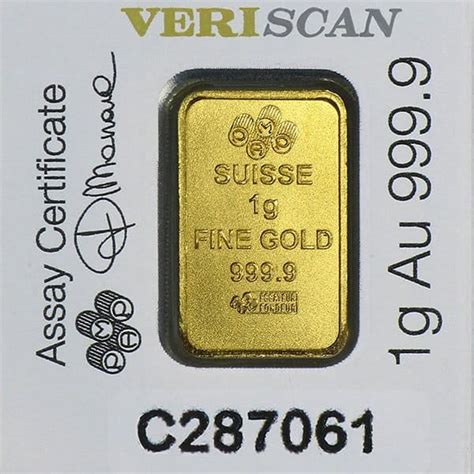 Pamp Suisse Multigram Pack 25 X1 Gram Gold Bars Money Metals